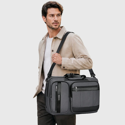 3-in-1 Briefcase Backpack for Men – 33L Laptop Bag B752