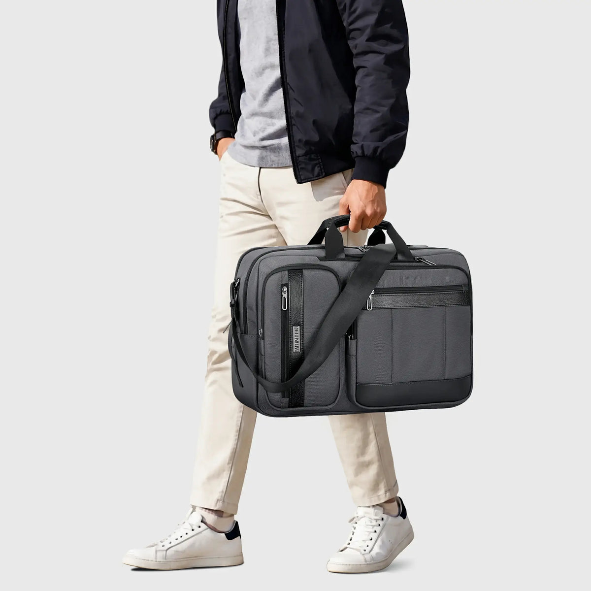 3-in-1 Briefcase Backpack for Men – 33L Laptop Bag B752