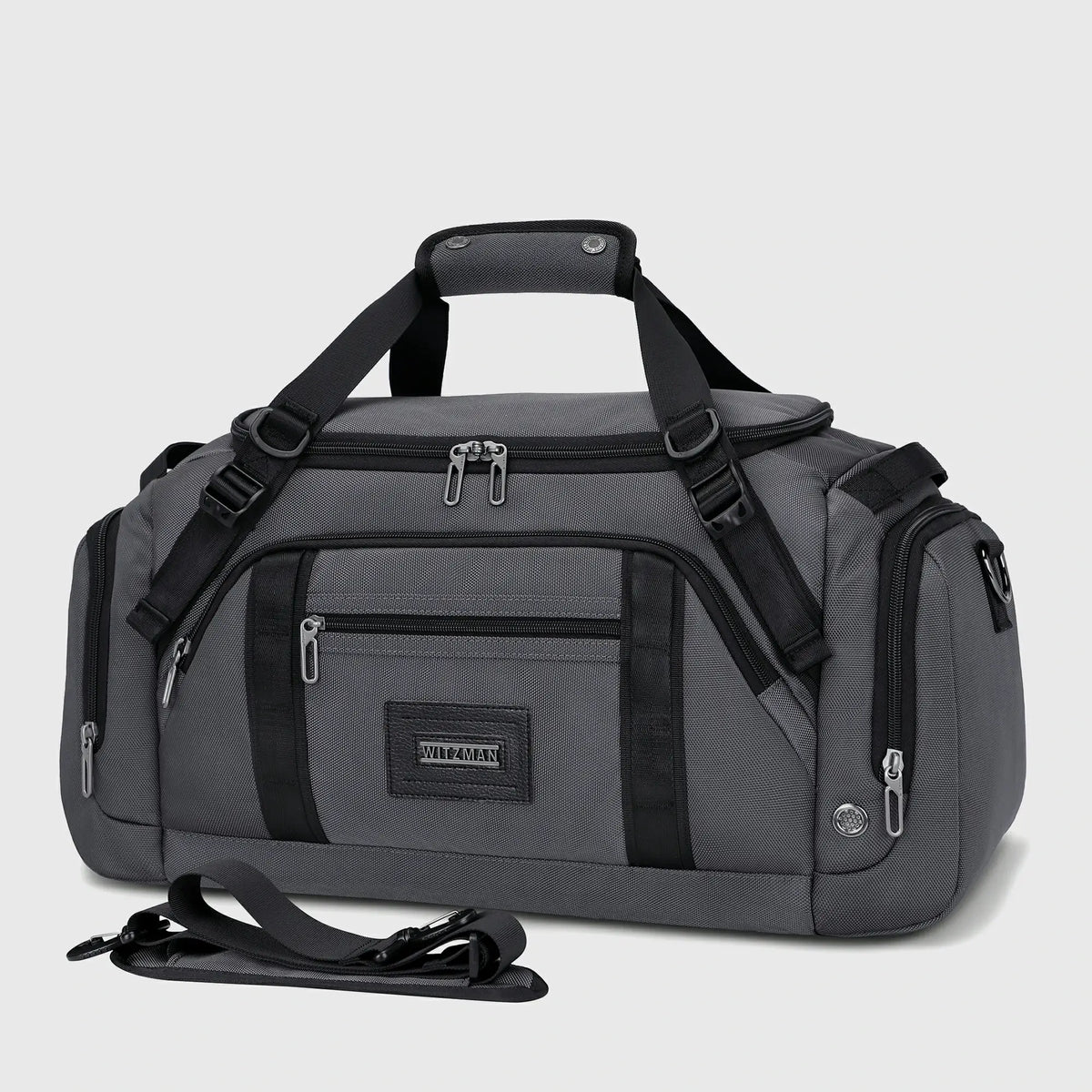 50L Nylon Duffle Bag with Shoe & Wet/Dry Compartments B757