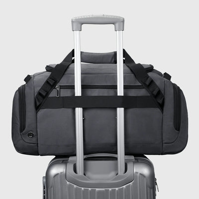 50L Nylon Duffle Bag with Shoe & Wet/Dry Compartments B757