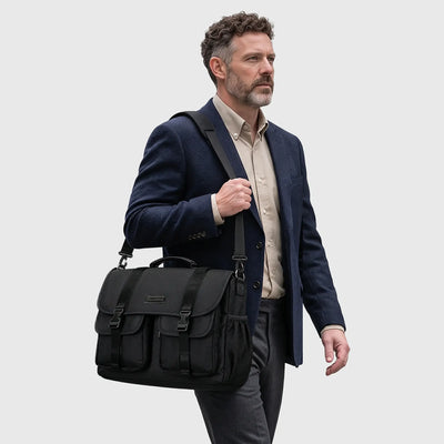 Men's Nylon Business  Messenger Bag with 15.6" Laptop Bag B765
