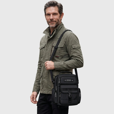 Crossbody Bag for Men with Multiple Pockets and iPad Sleeve B782