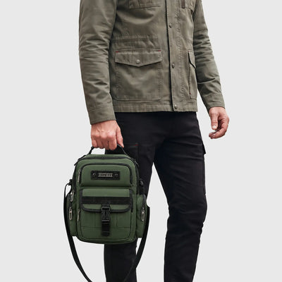 Crossbody Bag for Men with Multiple Pockets and iPad Sleeve B782