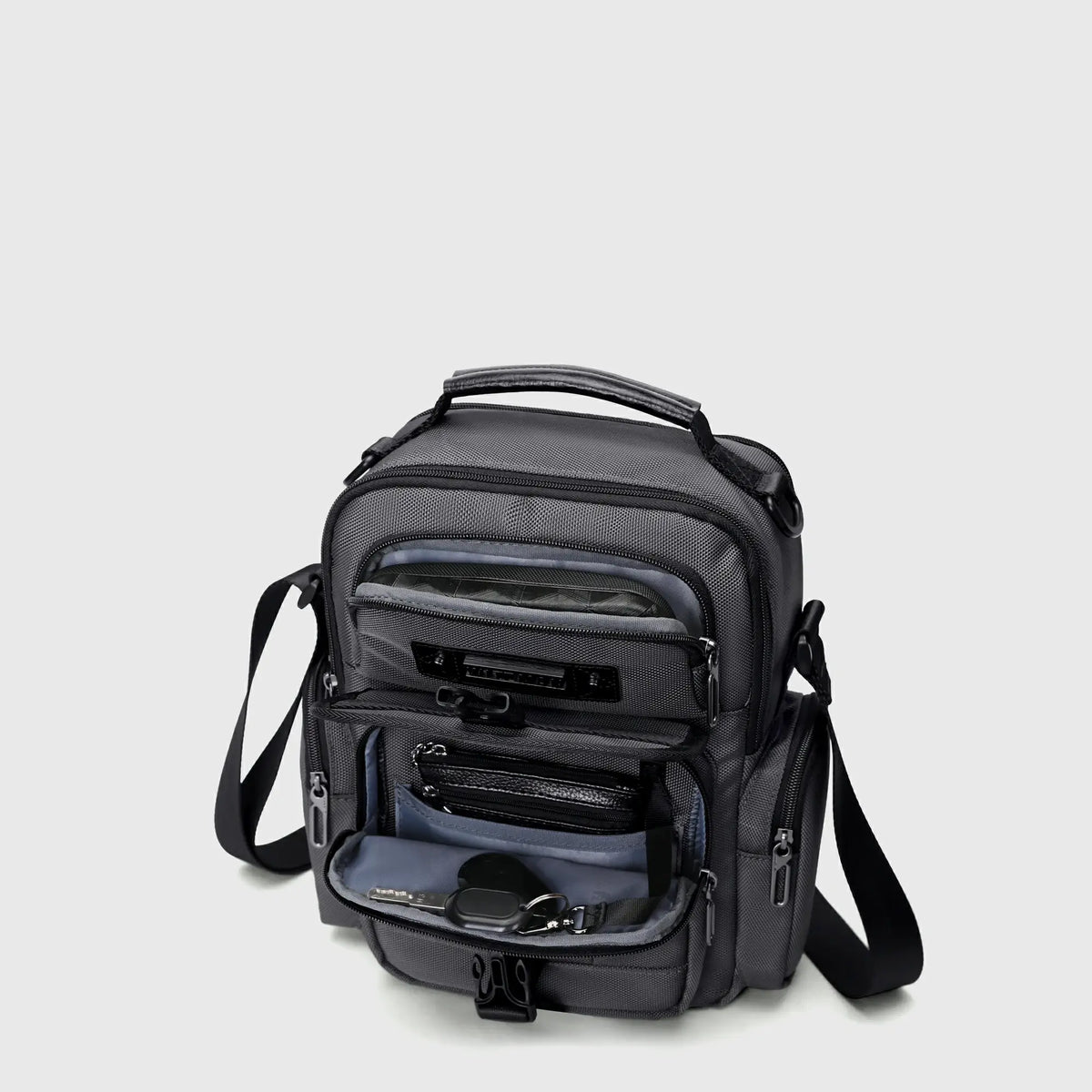 Crossbody Bag for Men with Multiple Pockets and iPad Sleeve B782