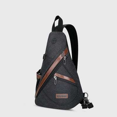 WITZMAN A8003 canvas sling bag product view 2