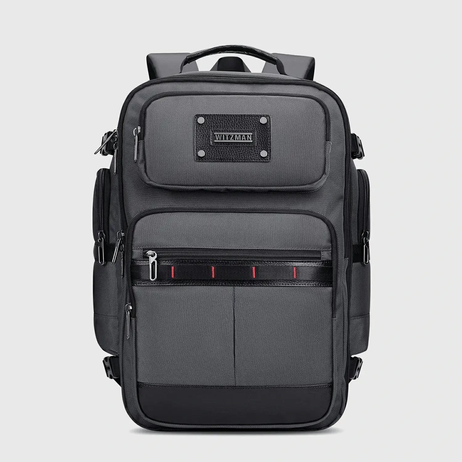 40l backpack carry on with lay flat laptop tsa friendly WITZMAN B737 Nylon Carry-On Travel for Men Black Fish Hook:5/0 Side Handle And Backpack detail:recycled-materials Aer Professional Slim Backpack