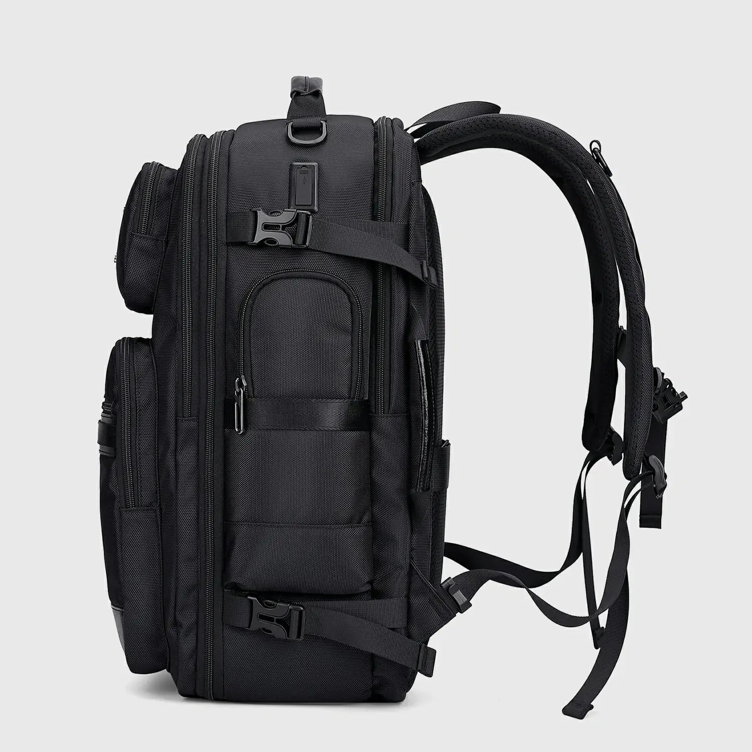 WITZMAN B737 40L Nylon Carry-On Travel Backpack for Men