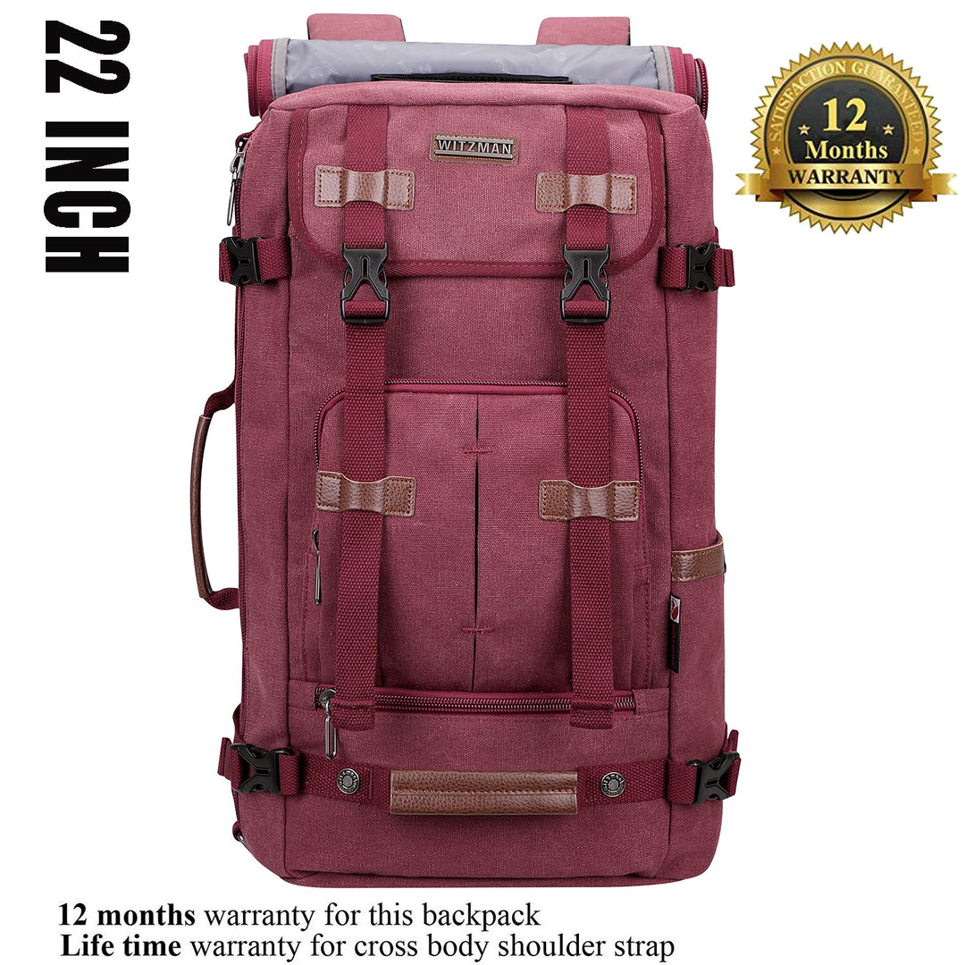 #Color_Red Canvas Laptop Backpacks