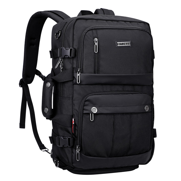 #Color_Black Nylon Travel Backpack