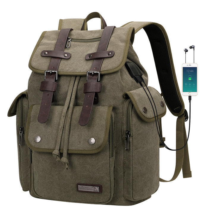 Basic Men's Backpack Convertible Carry On Travel Backpacks For Men | WITZMAN