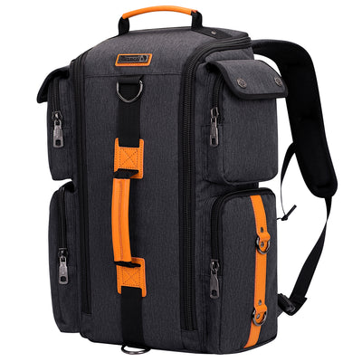 Black Nylon Travel Backpack b6661