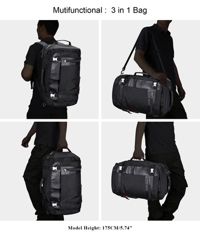 Black Nylon Travel Laptop Backpack B686 WITZMAN