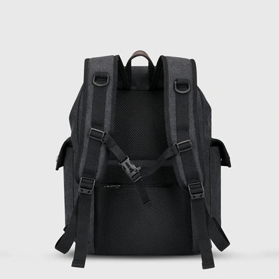 WITZMAN A8004-2 canvas travel backpack product view 4