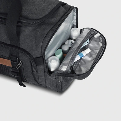 55L Canvas Duffle Bag for Men with Shoe Compartment A8032