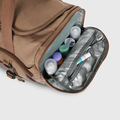 55L Canvas Duffle Bag for Men with Shoe Compartment A8032