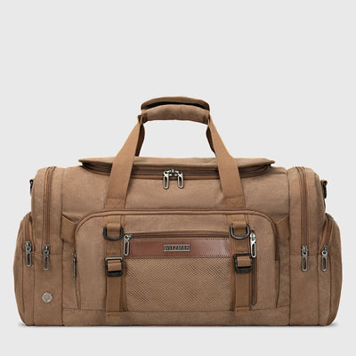 55L Canvas Duffle Bag for Men with Shoe Compartment A8032