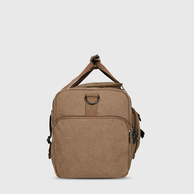 55L Canvas Duffle Bag for Men with Shoe Compartment A8032