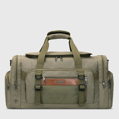 55L Canvas Duffle Bag for Men with Shoe Compartment A8032