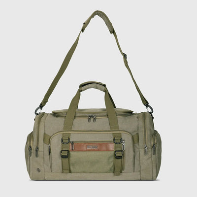55L Canvas Duffle Bag for Men with Shoe Compartment A8032