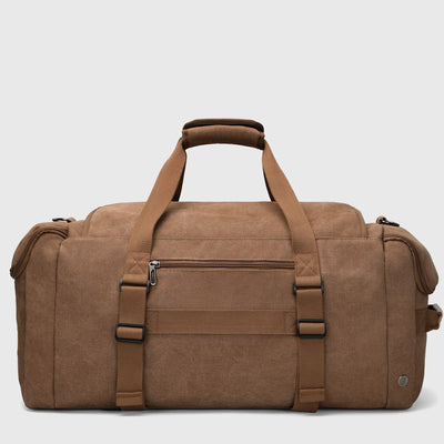 Canvas Duffle Bag with Shoe & Wet/Dry Compartments - A8035