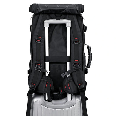 Multifunctional Leisure Carry on Travel Backpack black nylon pack for men witzman b682