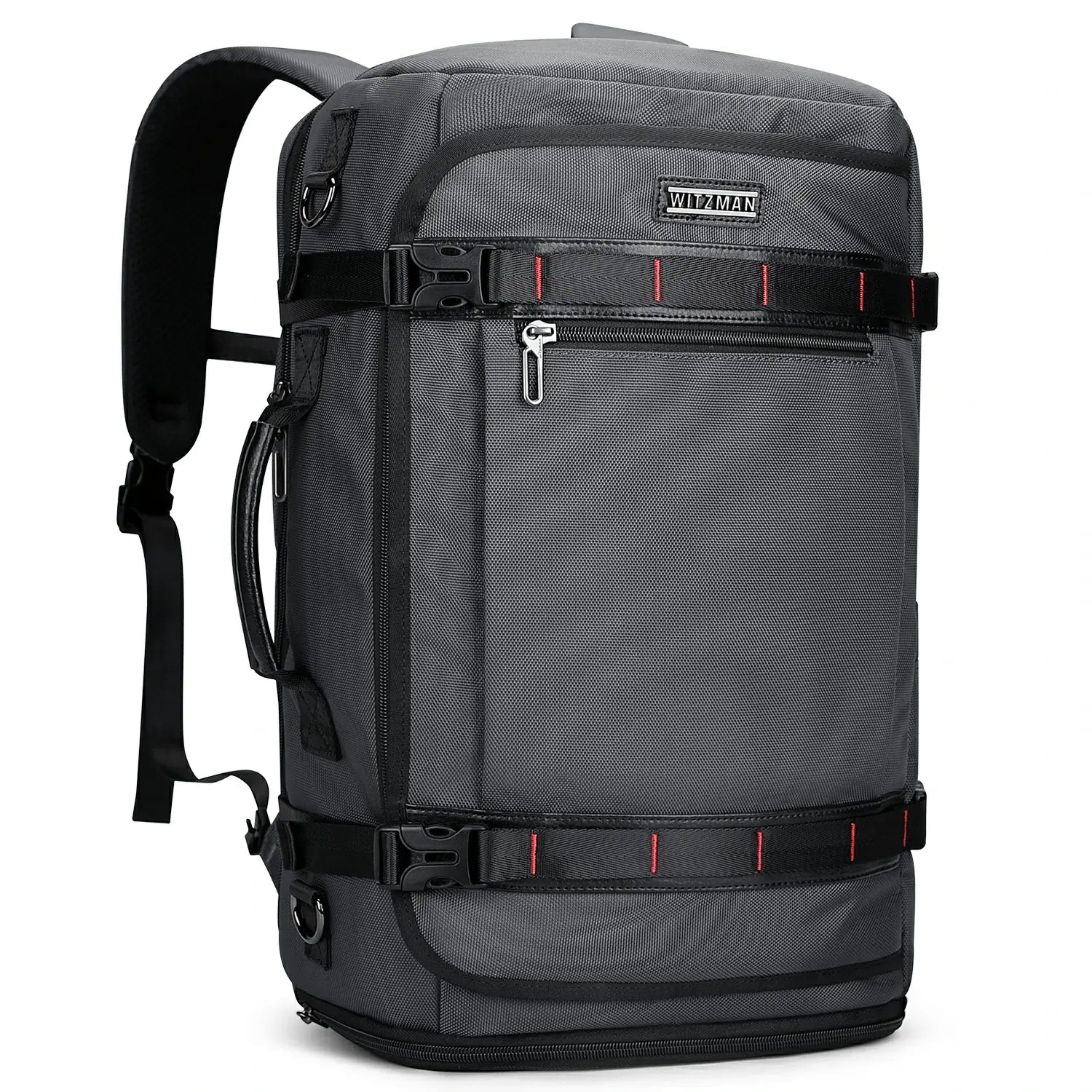 WITZMAN 35L sliver grey travel backpack for men nylon