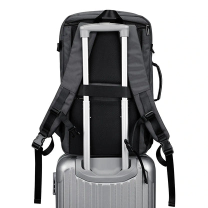 WITZMAN 35L sliver grey travel backpack for men nylon bag