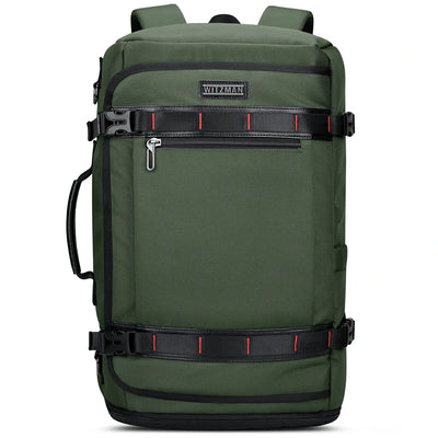 WITZMAN 35L army green travel backpack for men nylon carry on bag 
