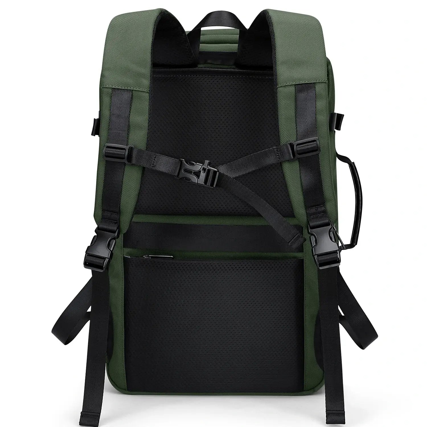 WITZMAN 35L army green travel backpack for men nylon carry on bag  back