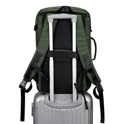 WITZMAN 35L army green travel backpack for men nylon carry on bag