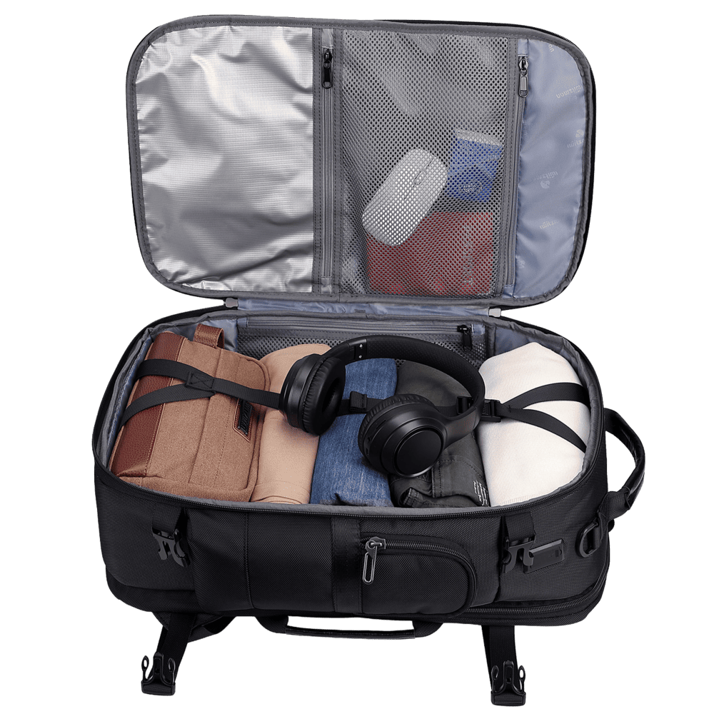 WITZMAN B737 opened flat to show its 180-degree packing layout and internal storage