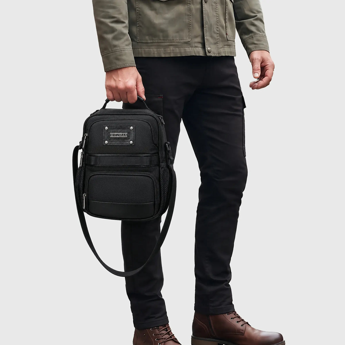 10L Crossbody Messenger Bag for Men with iPad Pocket B780