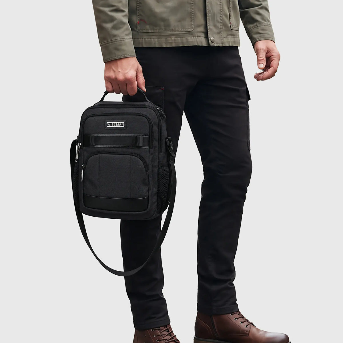 11L Crossbody Messenger Bag for Men with iPad Pocket B784