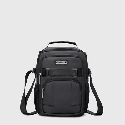 WITZMAN B784 crossbody messenger bag for men with multiple pockets and adjustable shoulder strap