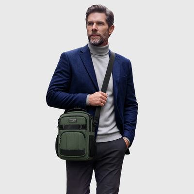11L Crossbody Messenger Bag for Men with iPad Pocket B784