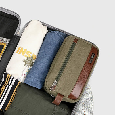 WITZMAN A8001 canvas toiletry bag product view 21