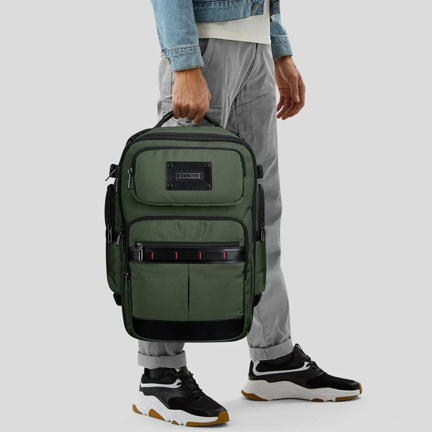 Zaino da Viaggio in Nylon per Uomo B737 - Zaino Porta PC e Bagaglio a Mano TSA