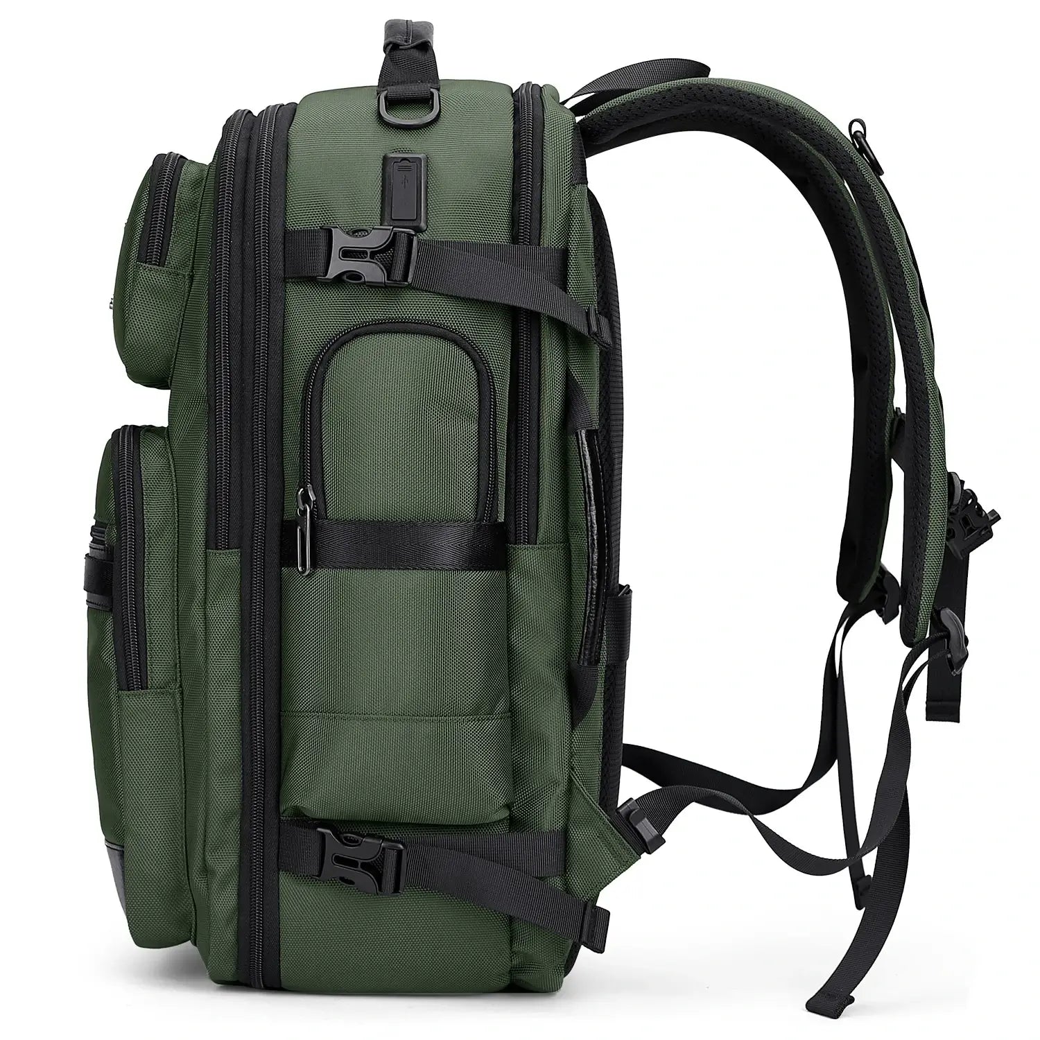 Zaino da Viaggio in Nylon per Uomo B737 - Zaino Porta PC e Bagaglio a Mano TSA