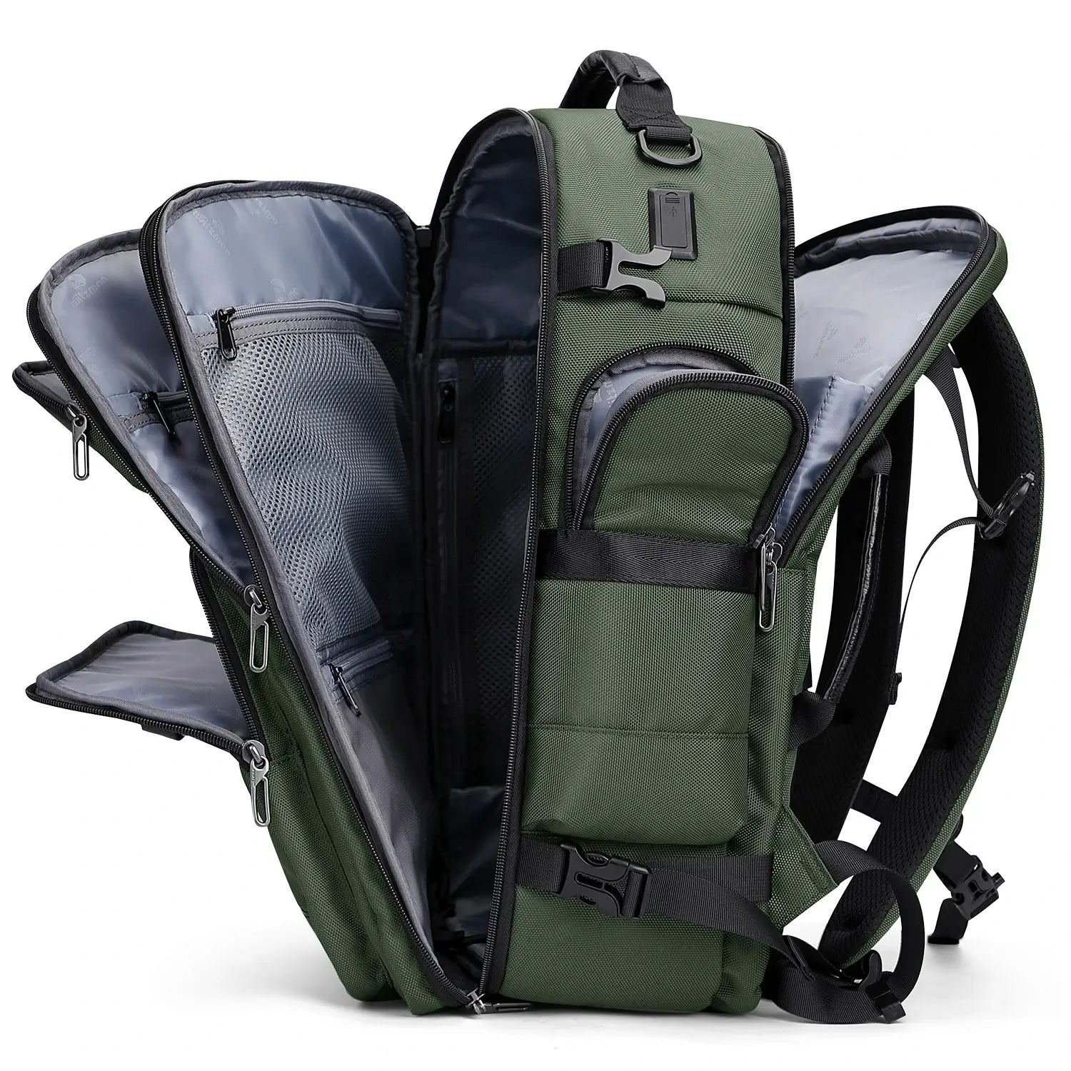 Zaino da Viaggio in Nylon per Uomo B737 - Zaino Porta PC e Bagaglio a Mano TSA