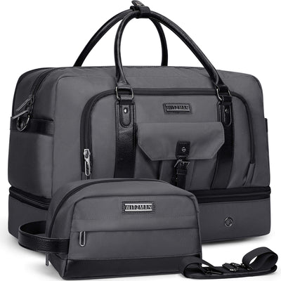 High-end fashion travel nylon duffle bag set 