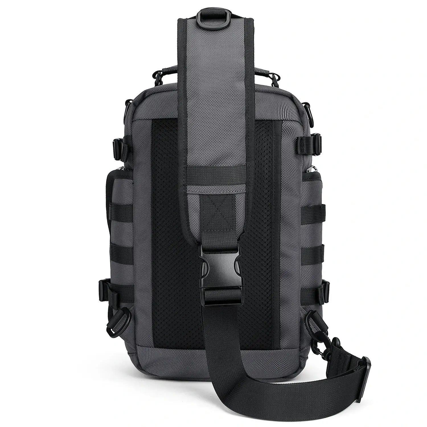 Borsa a Tracolla Casual da Uomo in Nylon con Tasche Multiple B731