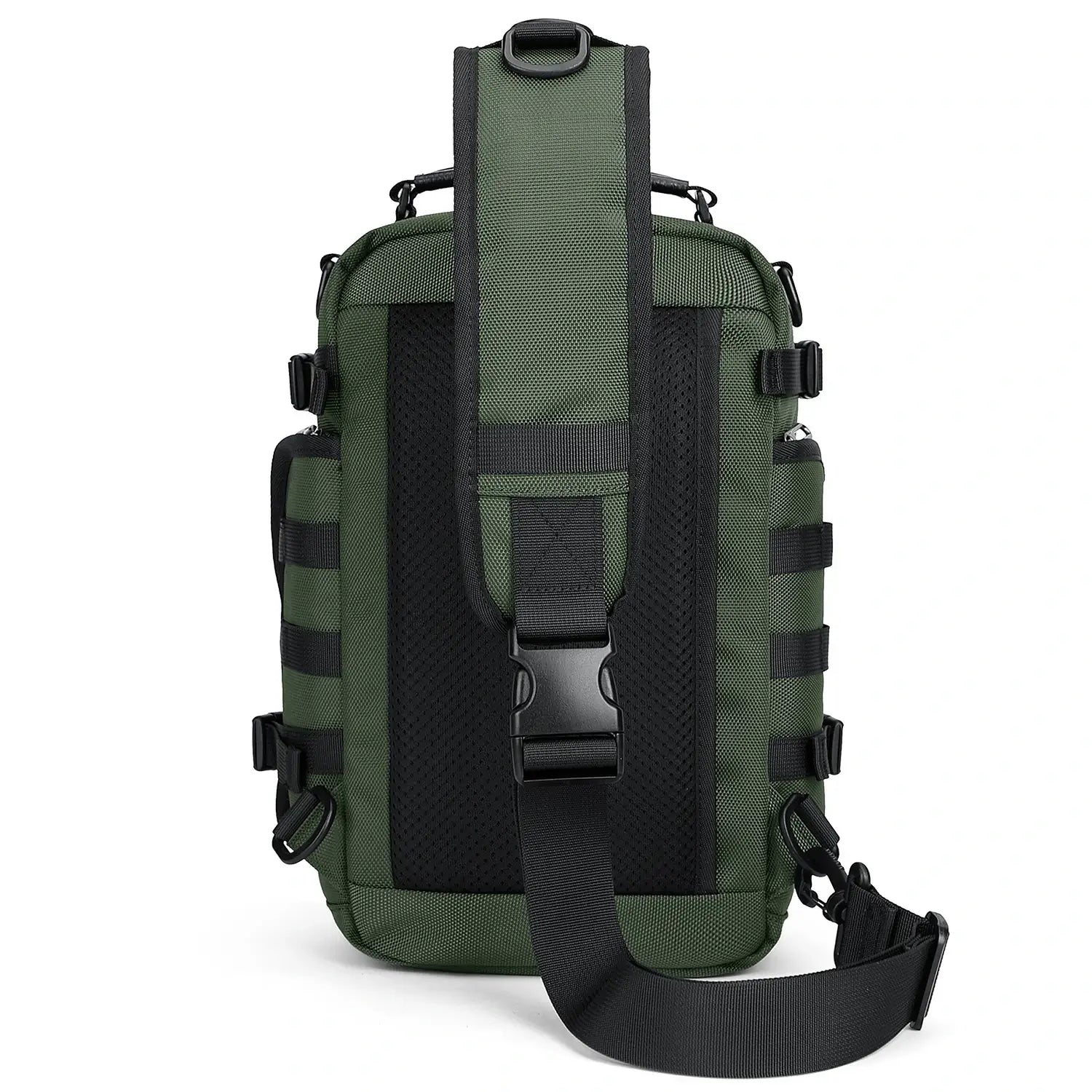 Borsa a Tracolla Casual da Uomo in Nylon con Tasche Multiple B731