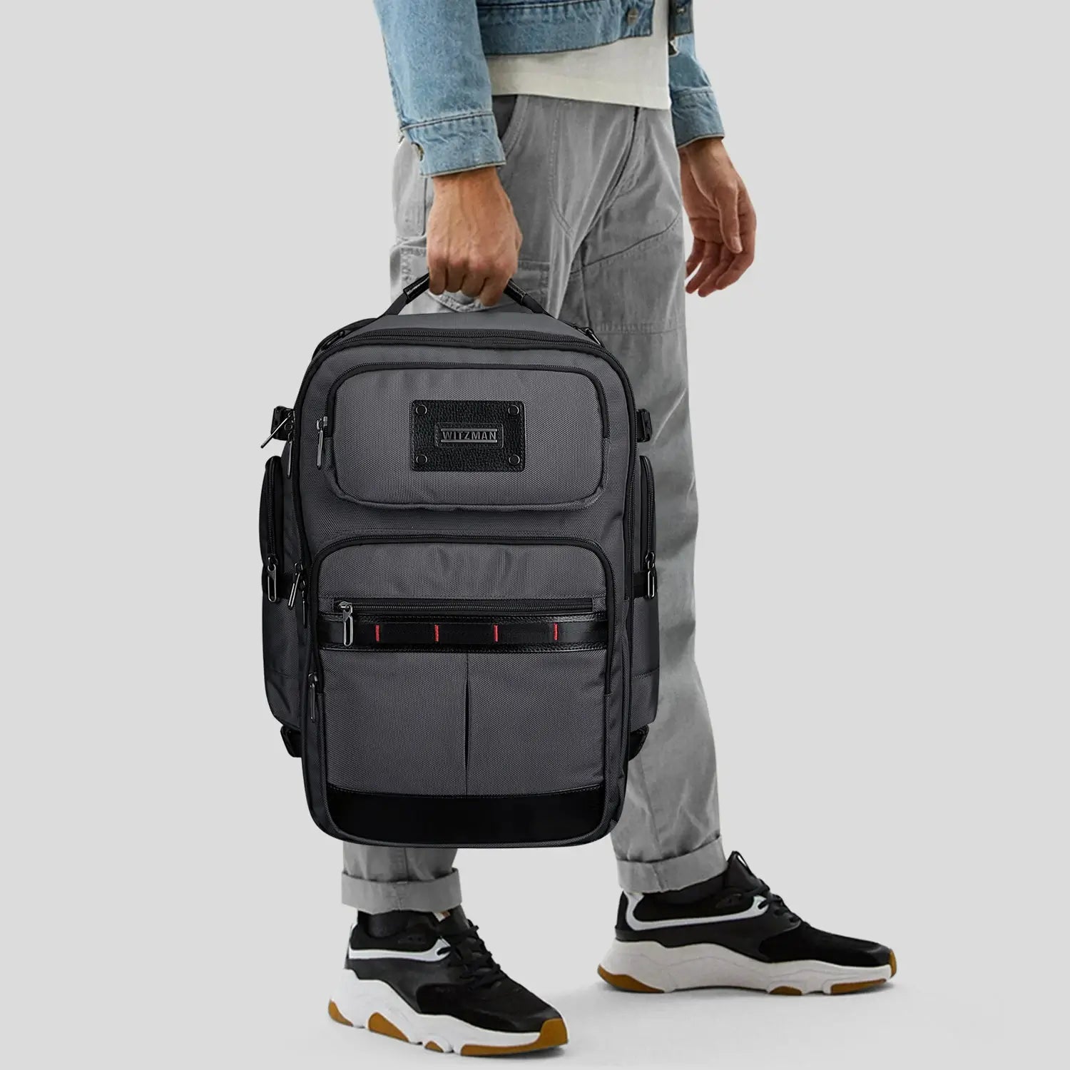 Zaino da Viaggio in Nylon per Uomo B737 - Zaino Porta PC e Bagaglio a Mano TSA