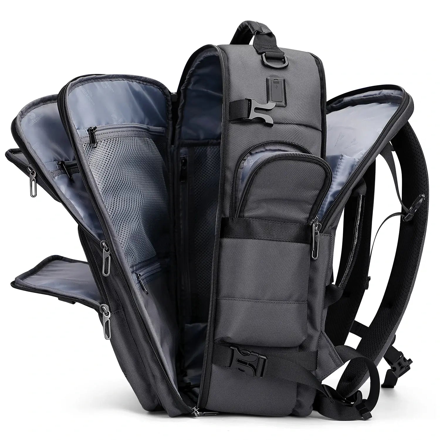 Zaino da Viaggio in Nylon per Uomo B737 - Zaino Porta PC e Bagaglio a Mano TSA