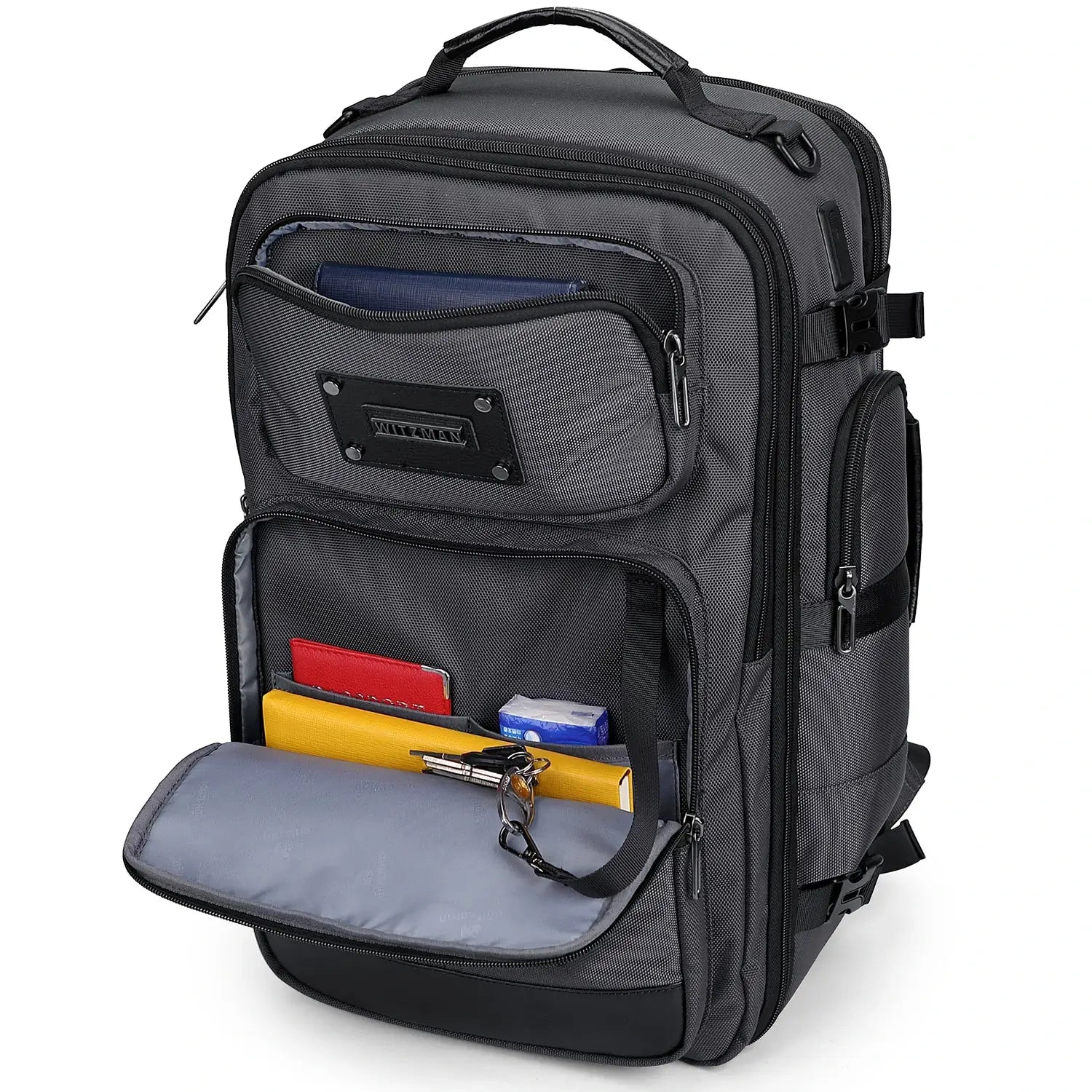 Zaino da Viaggio in Nylon per Uomo B737 - Zaino Porta PC e Bagaglio a Mano TSA