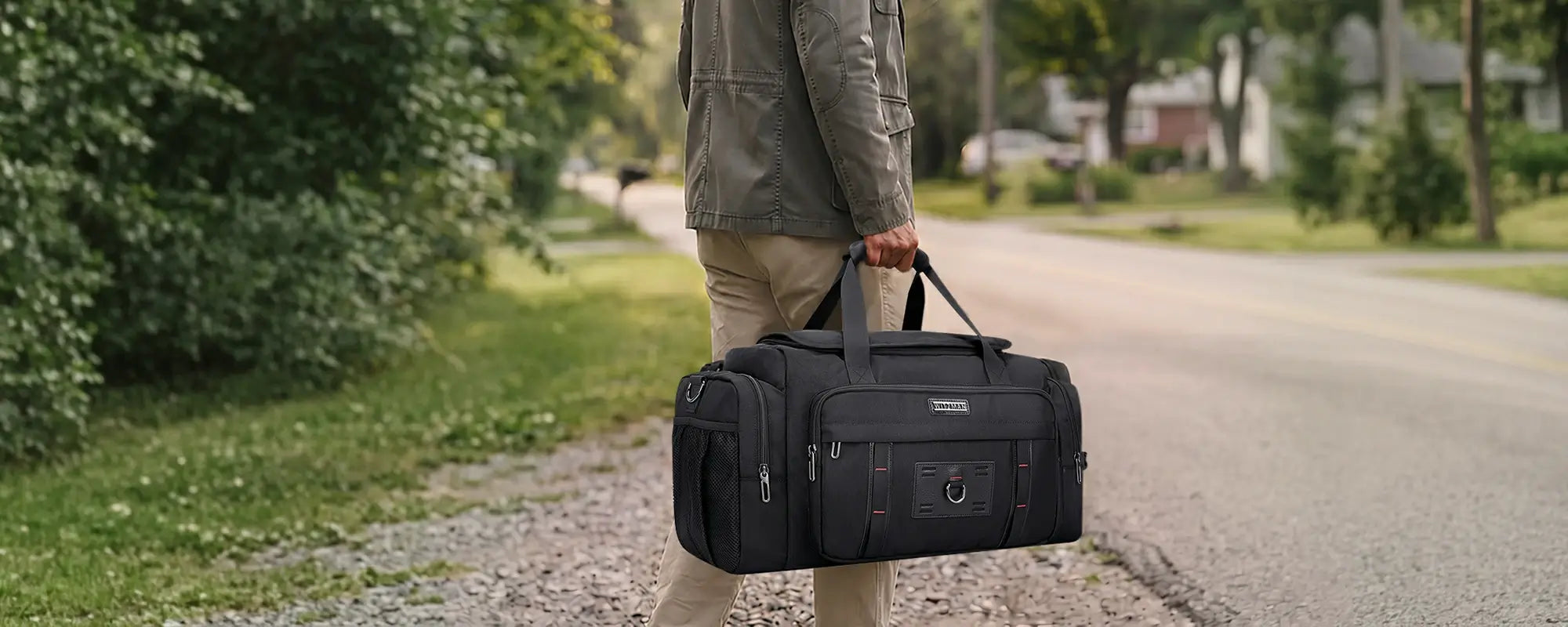 Travel duffel bags for men with spacious packing and versatile carry options for weekend trips and air travel