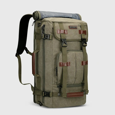 WITZMAN A519-2 canvas travel backpack product view 21