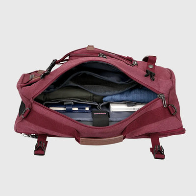 Canvas Reiserucksack Herren für Handgepäck groß Vintage A519-2