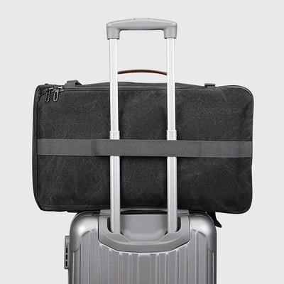 WITZMAN A519-2 canvas travel backpack product view 8