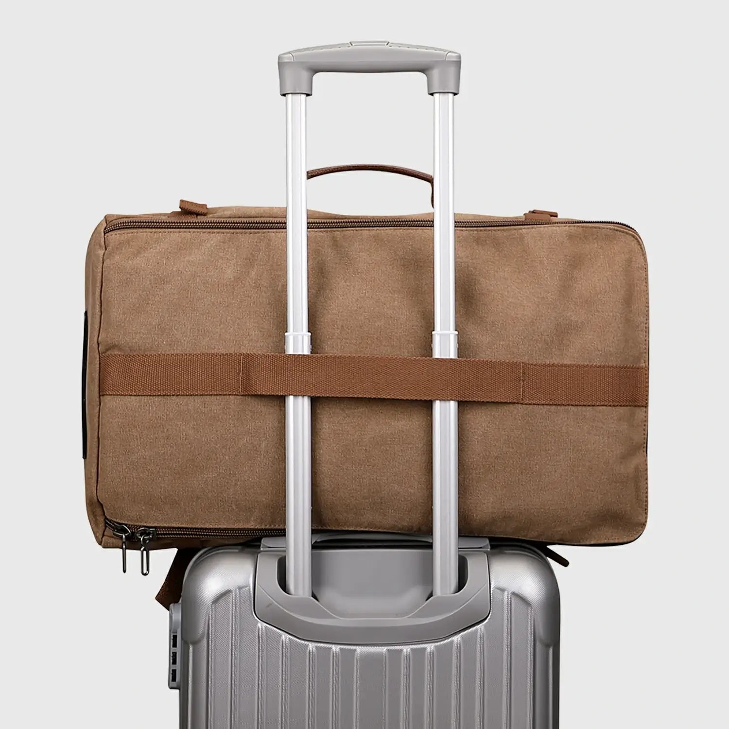 WITZMAN A519-2 canvas travel backpack product view 7
